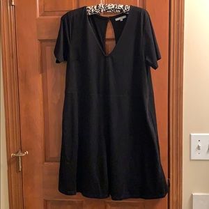 Black Suede Dress